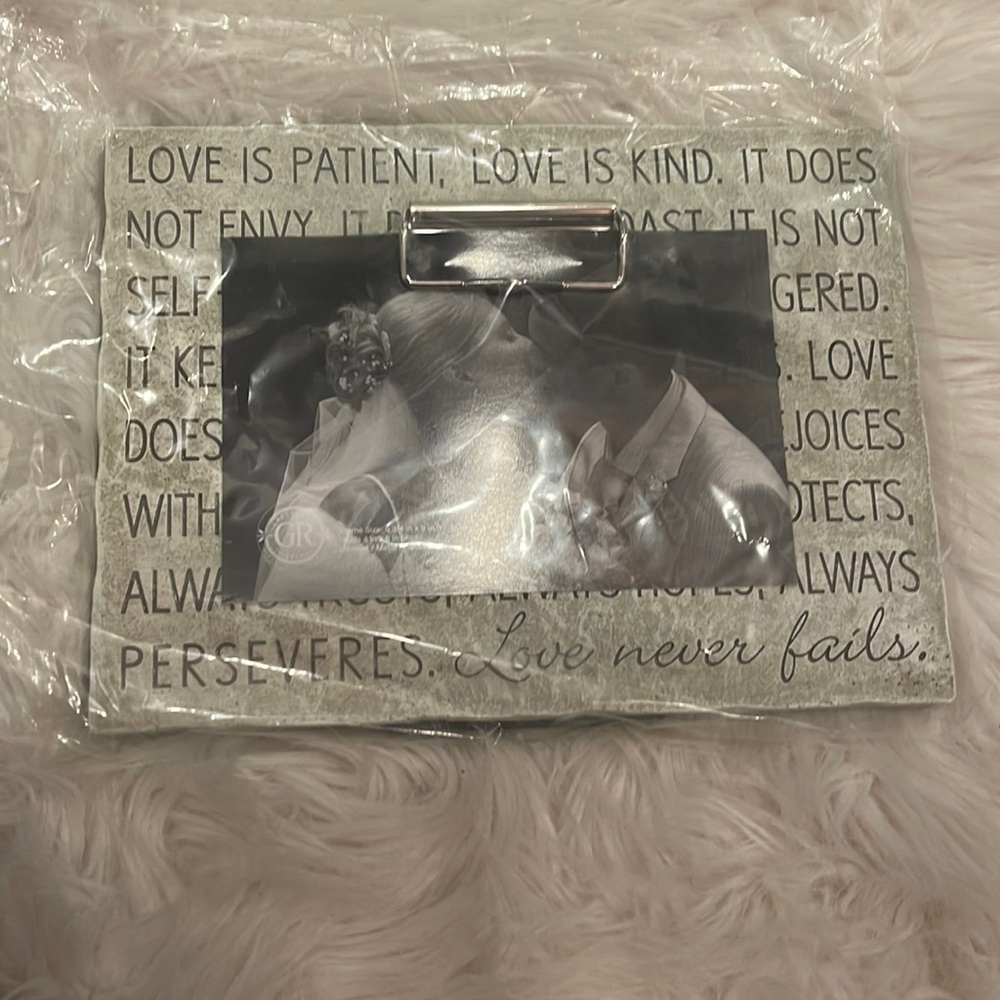 Love is patient picture frame